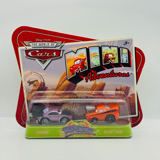 Disney Pixar Cars - Mini Adventures SNOT ROD & BOOST - Tunerz