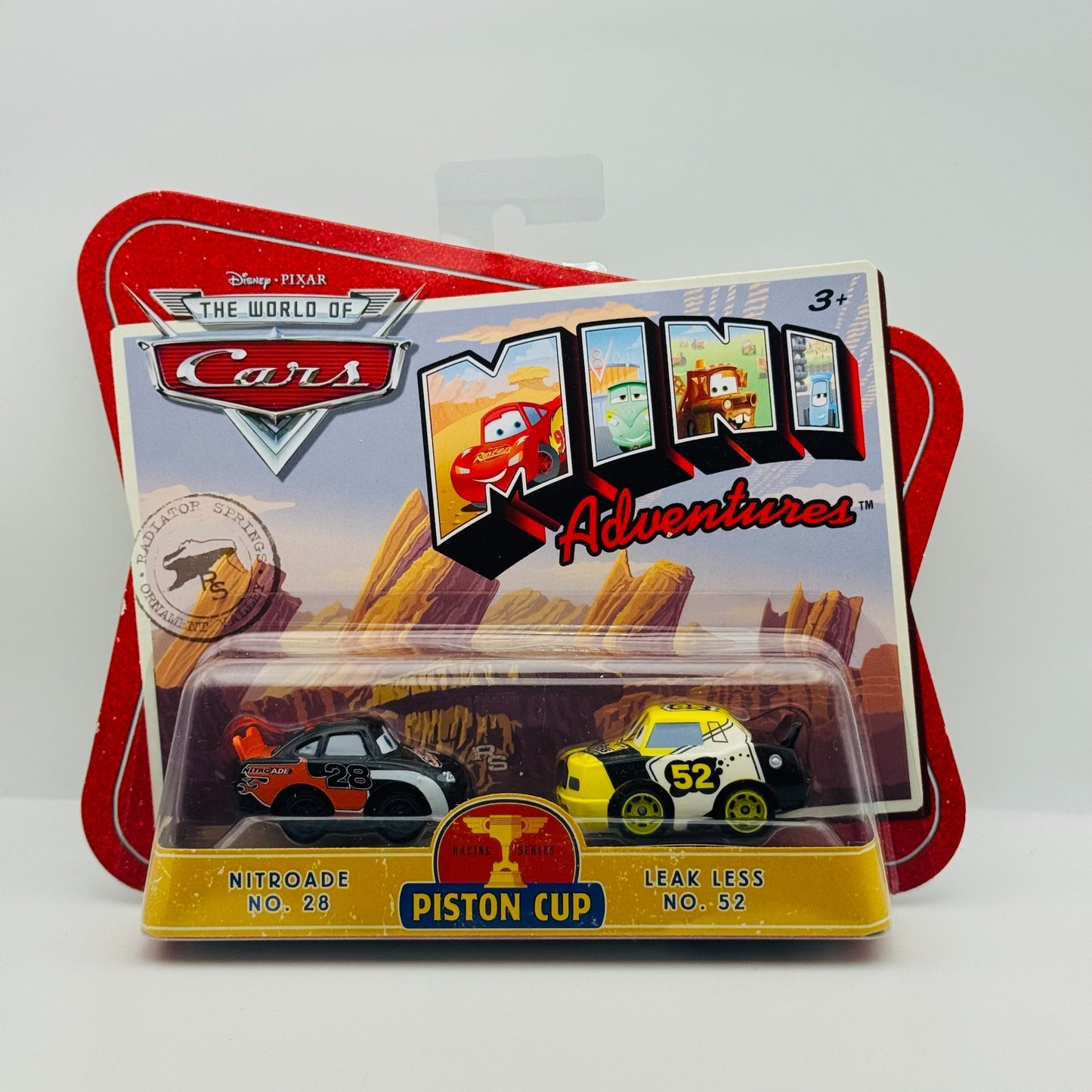 Disney Pixar Cars - Mini Adventures LEAK LESS & NITROADE - Piston Cup