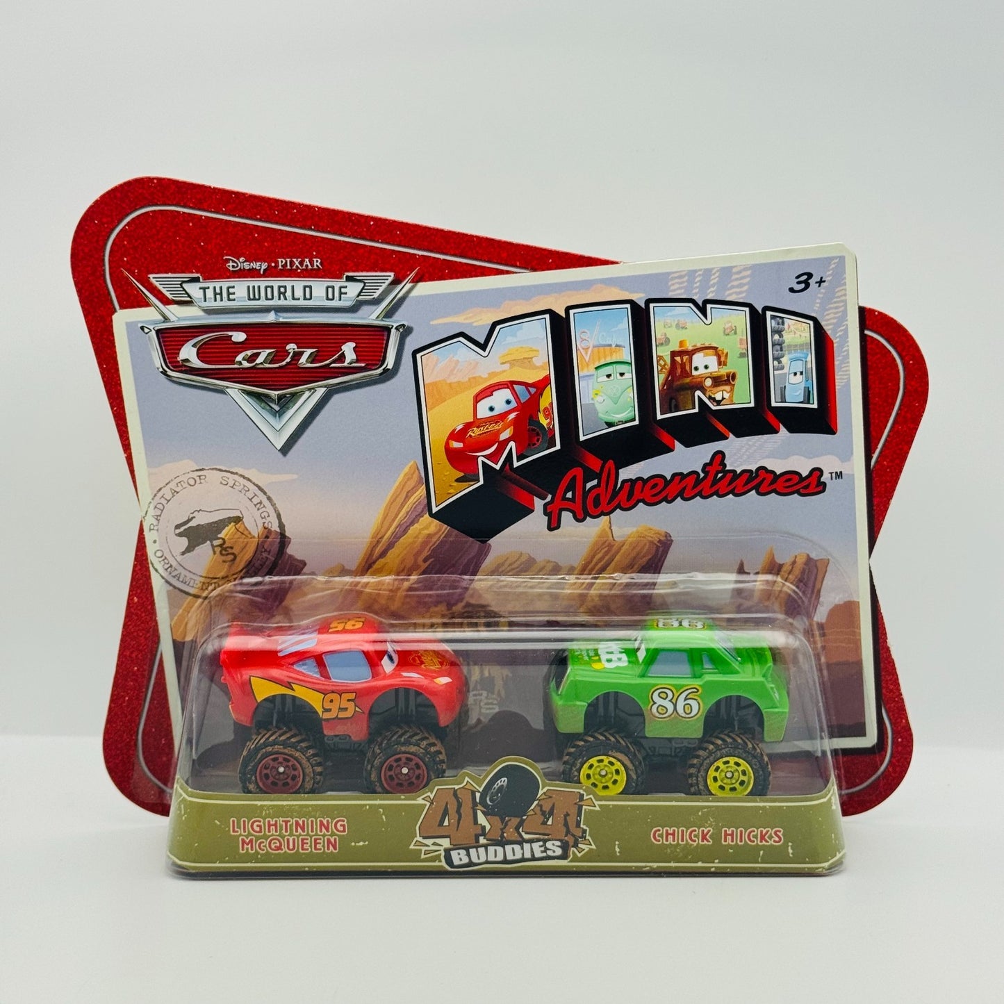 Disney Pixar Cars - Mini Adventures MCQUEEN & CHCK - 4X4 Buddies