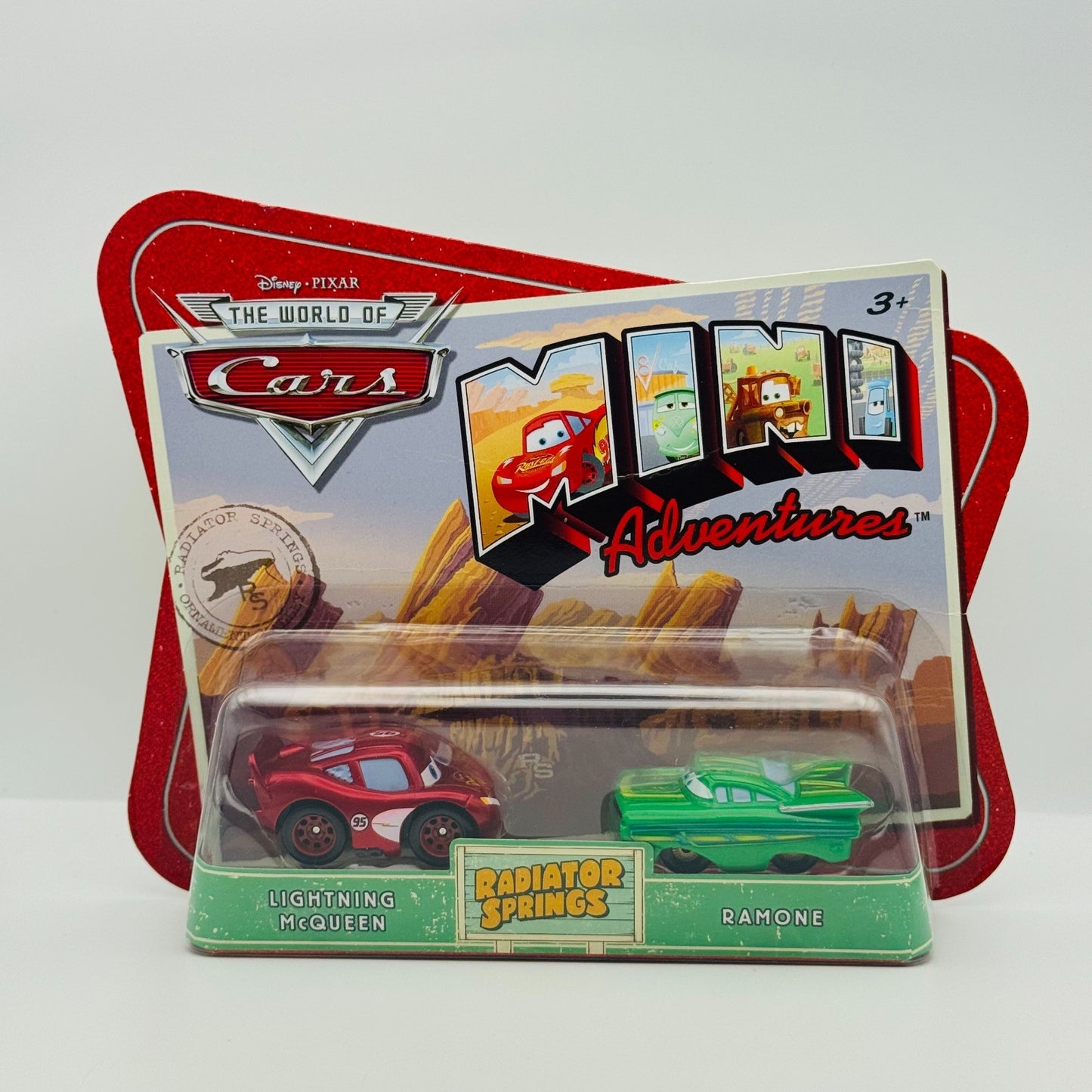 Disney Pixar Cars - Mini Adventures RADIATOR SPRINGS MCQUEEN & GREEN RAMONE