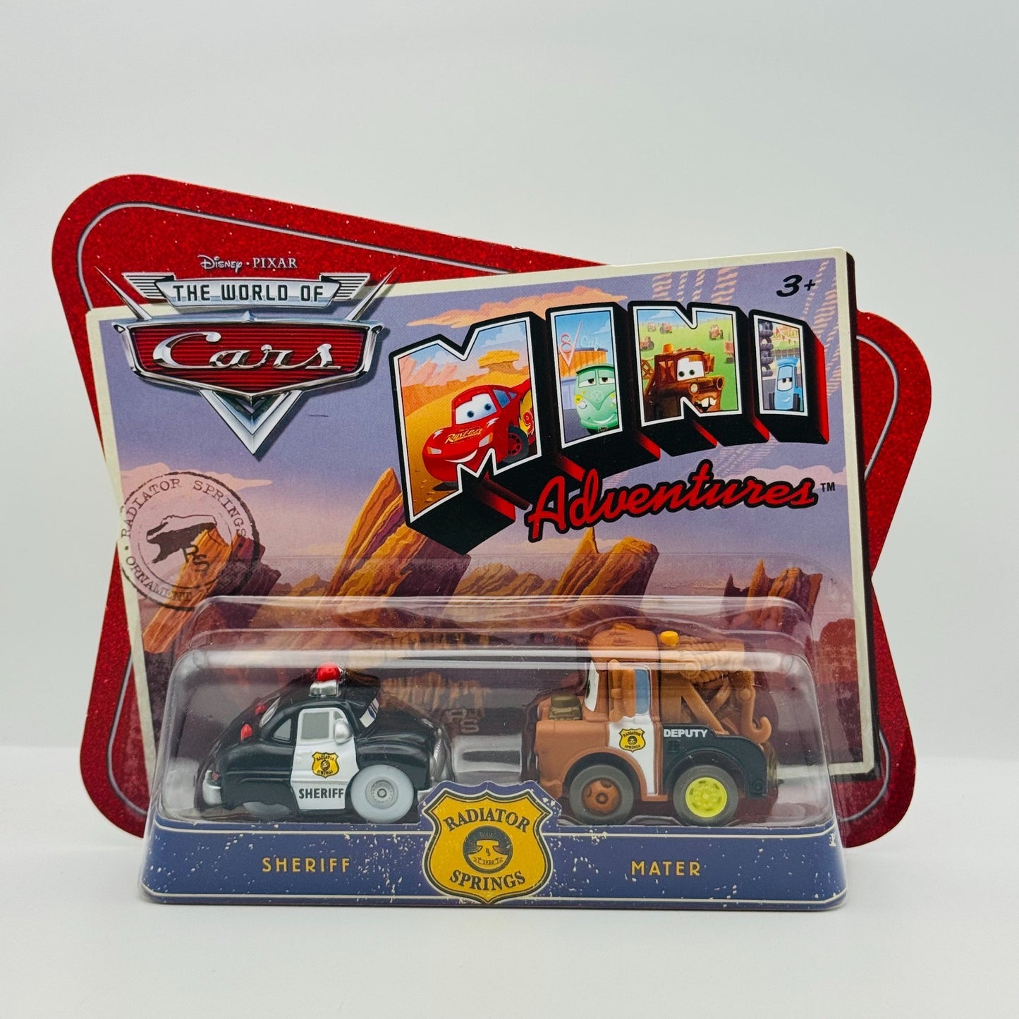 Disney Pixar Cars - Mini Adventures SHERIFF DEPUTY MATER Radiator Springs Police