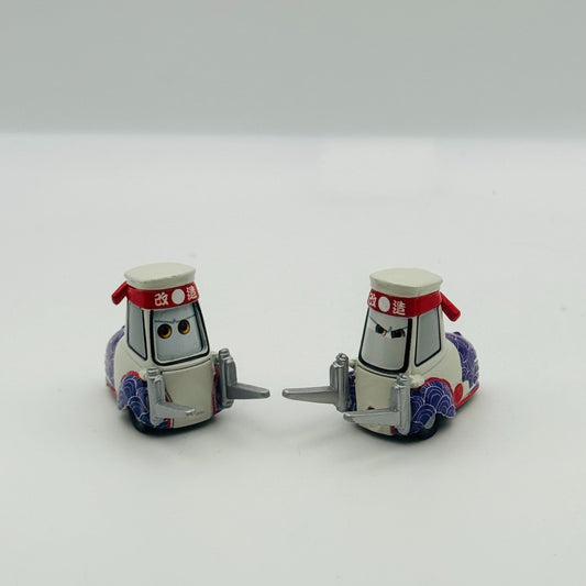 Disney Pixar Cars Toon - TEKI & PAKI *SEGMENTED EYES* Tokyo Mater - 1:55 Diecast