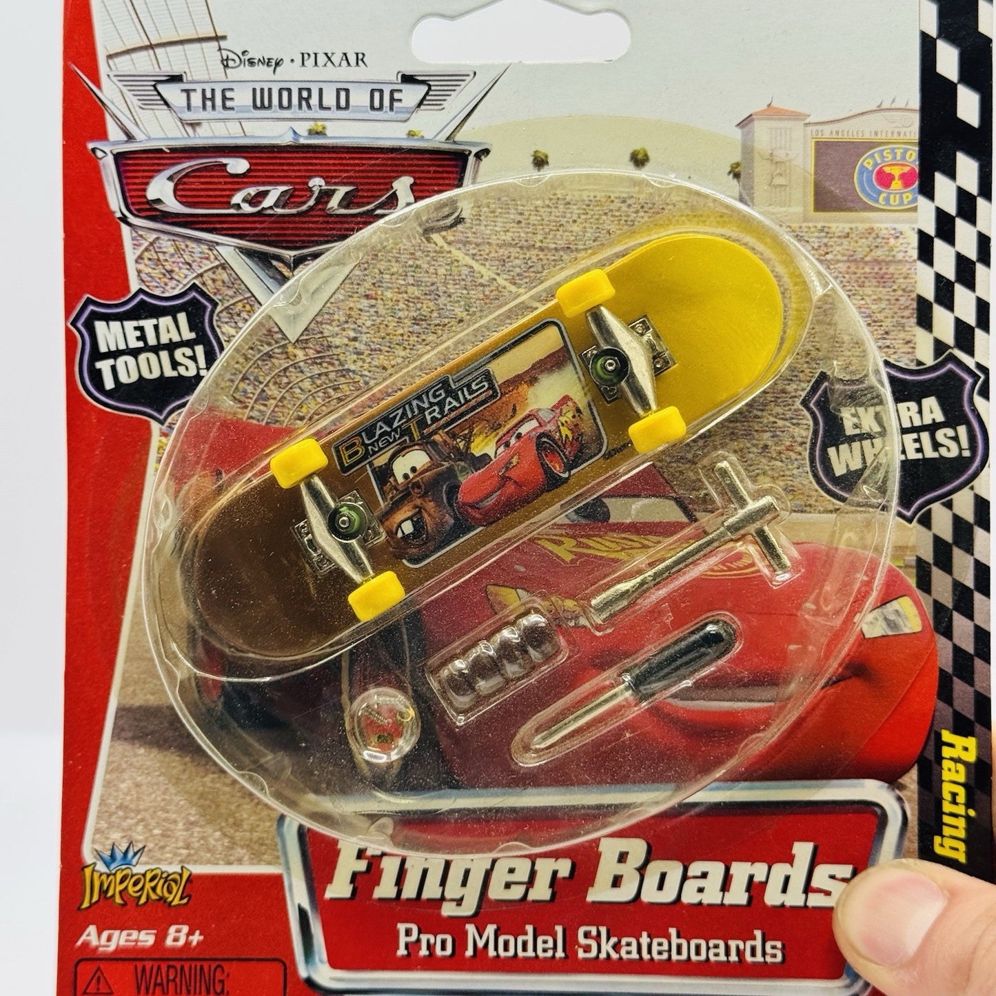 Disney Pixar Cars - FINGER BOARDS SKATEBOARD Pro Model - Imperial 2009