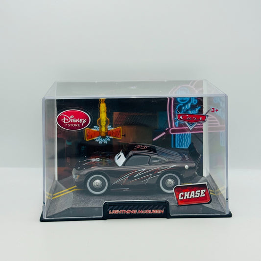 Disney Pixar Cars - BLACK PINSTRIPE MCQUEEN *CHASE* Disney Store - 1:43 Diecast