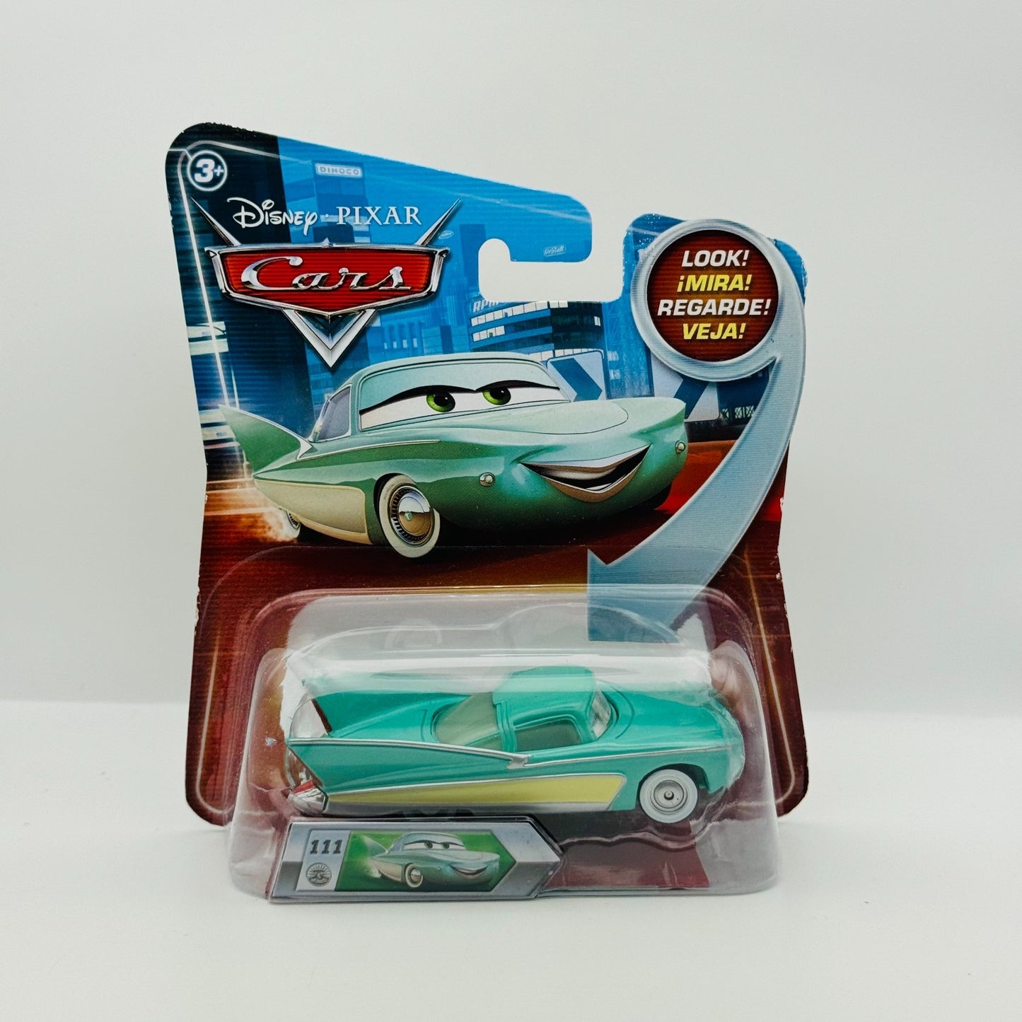 Disney Pixar Cars - LENTICULAR FLO My Eyes Change 2010 - 1:55 Diecast