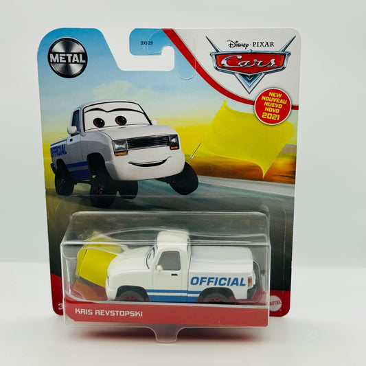 Disney Pixar Cars - KRIS REVSTOPSKI YELLOW FLAG 2021 - 1:55 Diecast