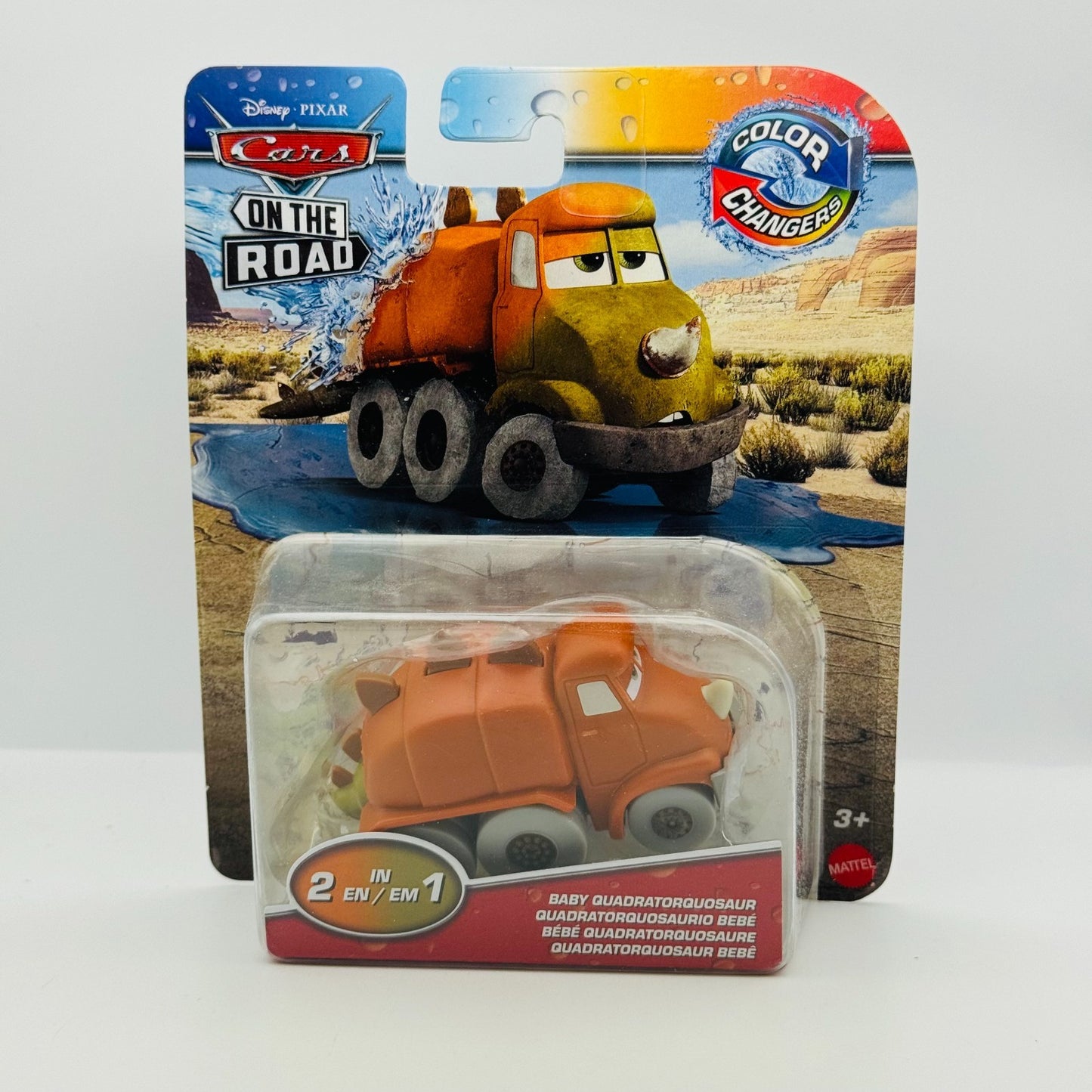 Disney Pixar Cars - COLOR CHANGERS BABY QUADRATORQUOSAUR - 1:55 Scale