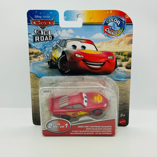 Disney Pixar Cars - COLOR CHANGERS ROAD TRIP MCQUEEN - 1:55 Scale