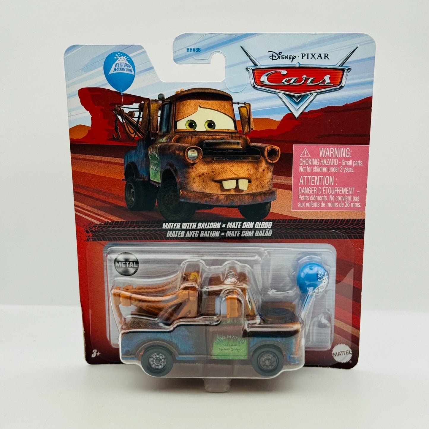 Disney Pixar Cars - MATER WITH BALLOON 2022 - 1:55 Diecast