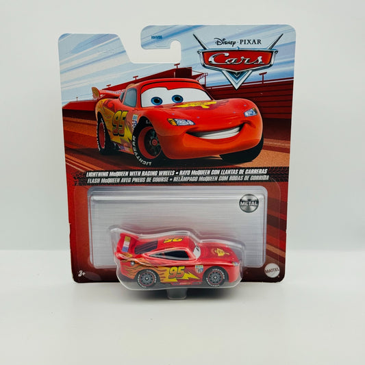 Disney Pixar Cars - WGP LIGHTNING MCQUEEN WITH RACING WHEELS 2022 - 1:55 Diecast