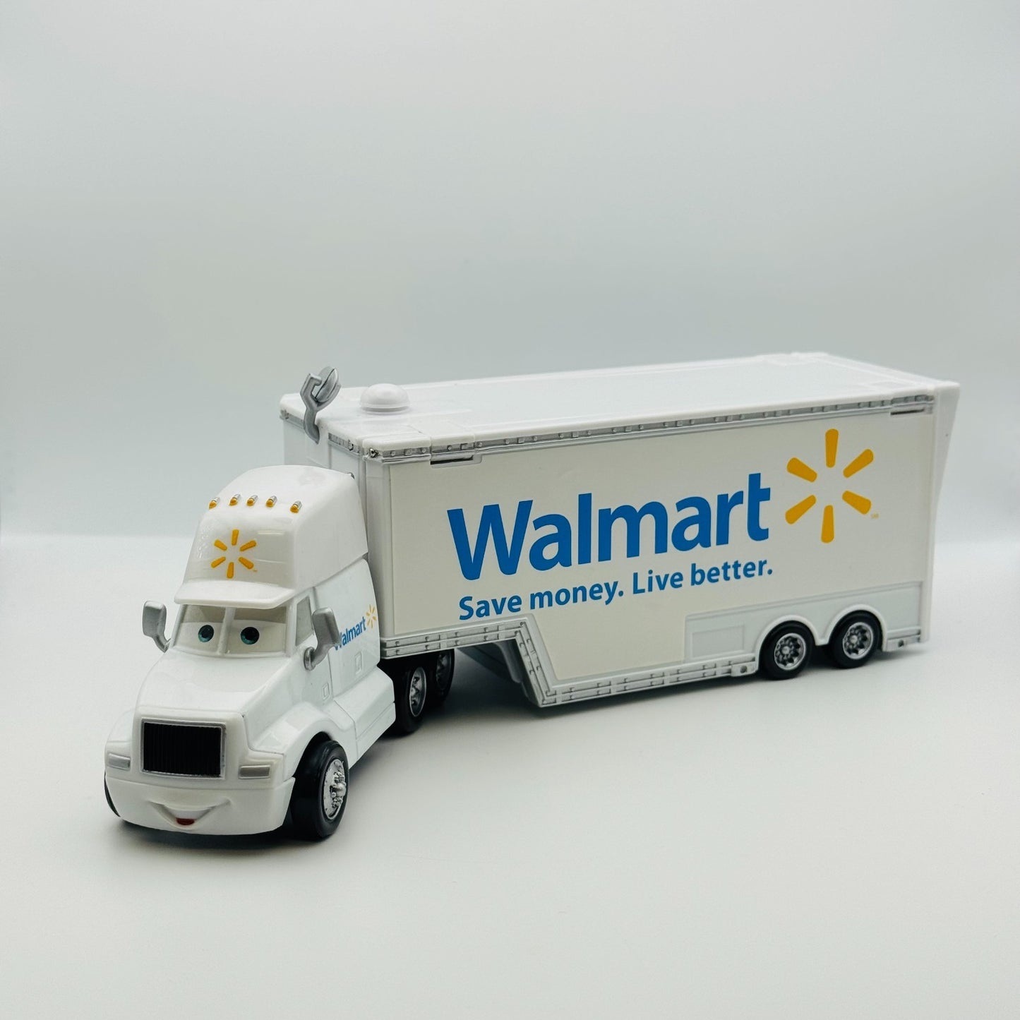Disney Pixar Cars - WALMART WALLY HAULER Race O Rama 2009 - 1:55 Diecast