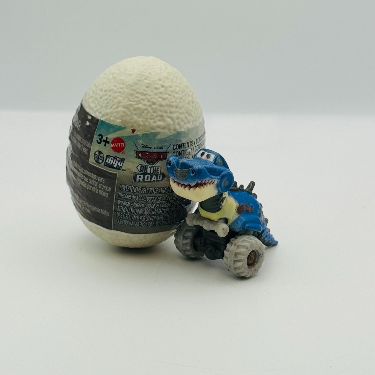 Disney Pixar Cars - Mini Racers TYRANAMISSIASAURUS T-REX #4 DINO EGG - Diecast