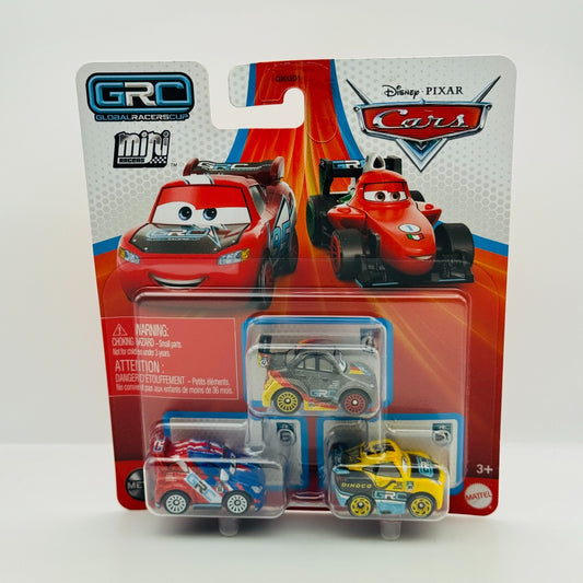 Disney Pixar Cars - Mini Racers GRC MAX, RAOUL, CRUZ WGP - Diecast