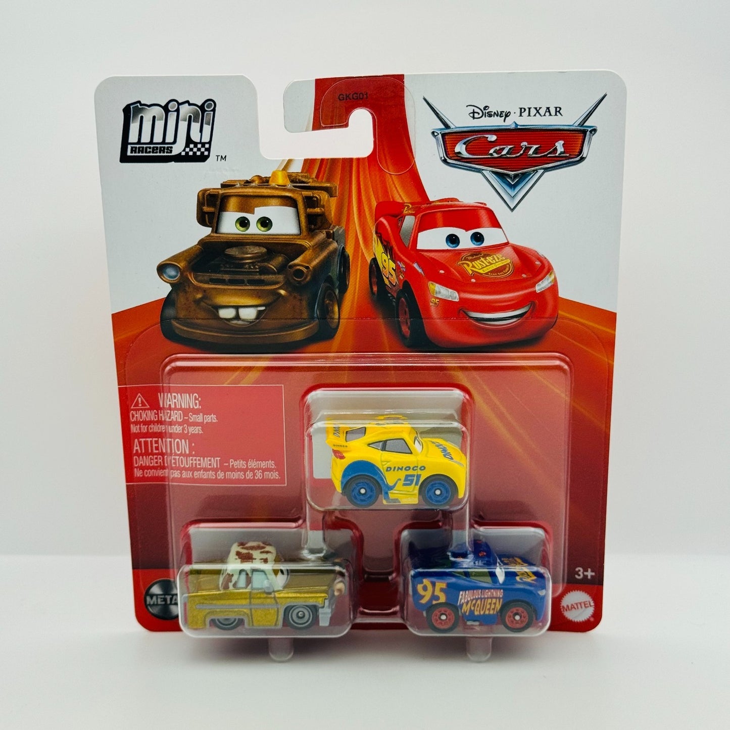 Disney Pixar Cars - Mini Racers TEX DINOCO, CCRUZ, FABULOUS MCQUEEN - Diecast