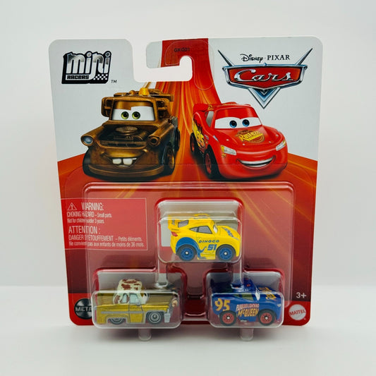 Disney Pixar Cars - Mini Racers TEX DINOCO, CCRUZ, FABULOUS MCQUEEN - Diecast