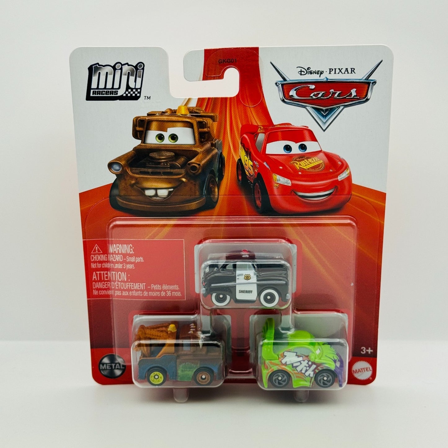 Disney Pixar Cars - Mini Racers WINGO, SHERIFF, MATER - Diecast