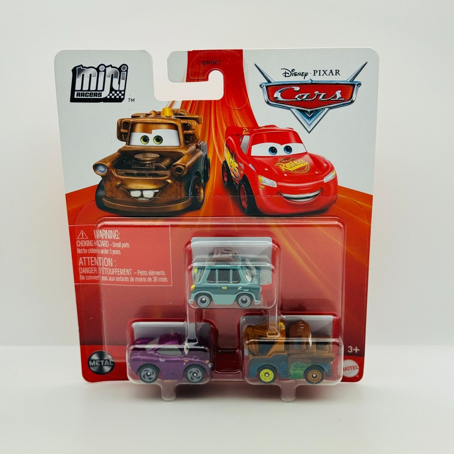 Disney Pixar Cars - Mini Racers PROFESSOR Z, HOLLEY SHIFTWELL, MATER - Diecast
