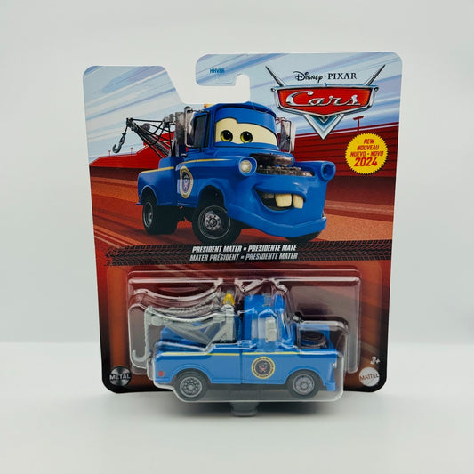 Disney Pixar Cars - PRESIDENT MATER On The Road 2024 - 1:55 Diecast