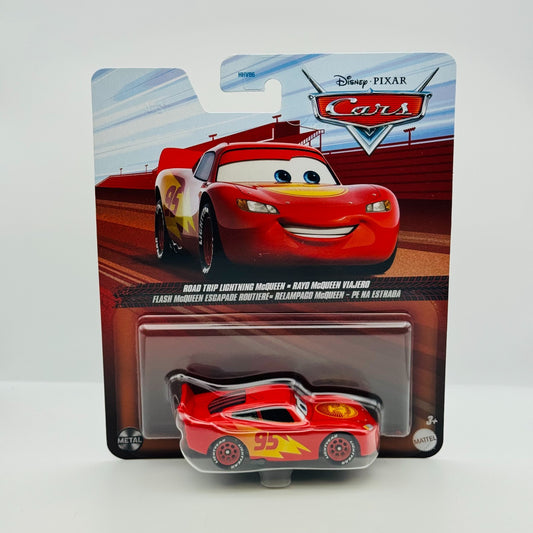 Disney Pixar Cars - ROAD TRIP LIGHTNING MCQUEEN V2 On The Road 2024 1:55 Diecast