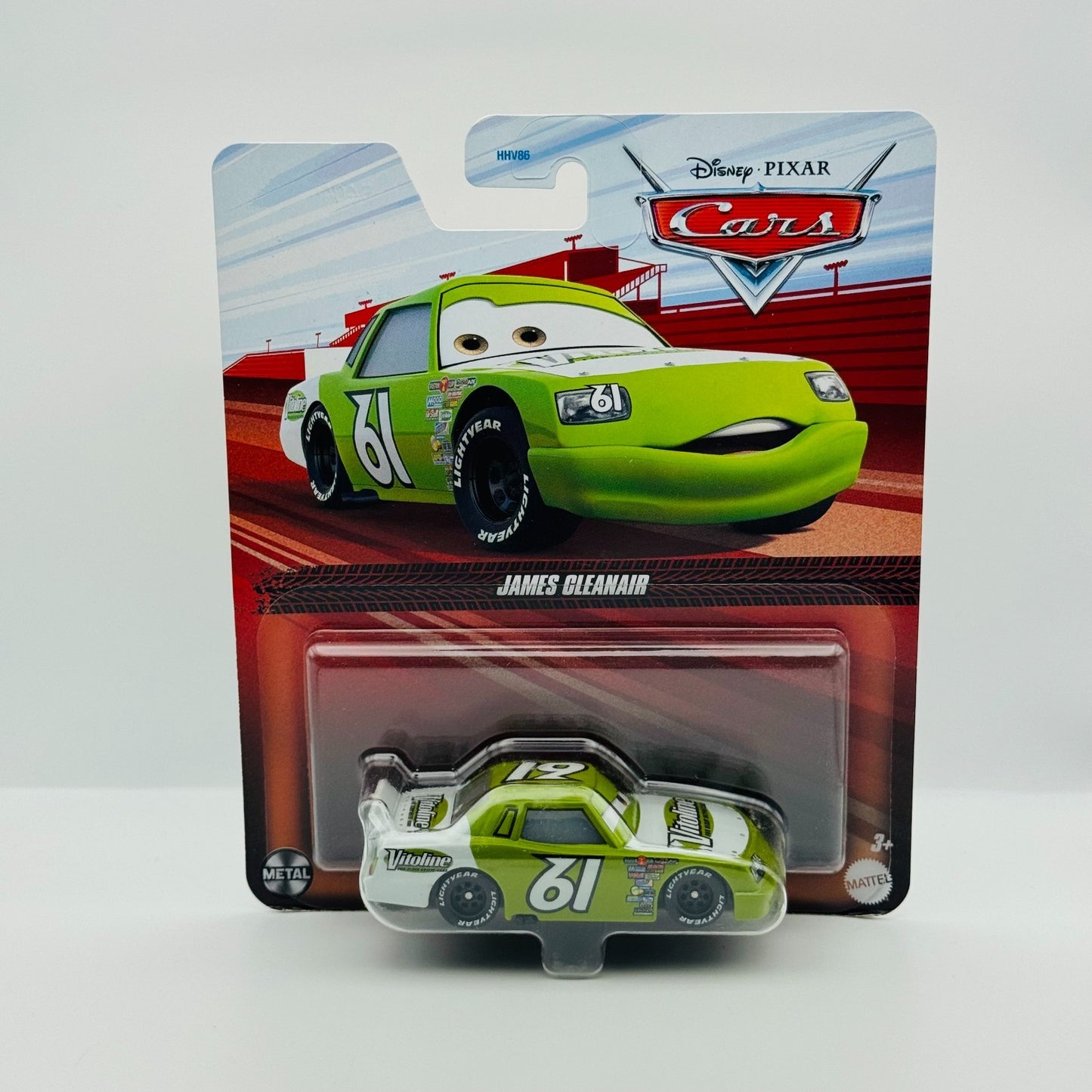 Disney Pixar Cars - VITOLINE JAMES CLEANAIR Piston Cup 2024 - 1:55 Diecast
