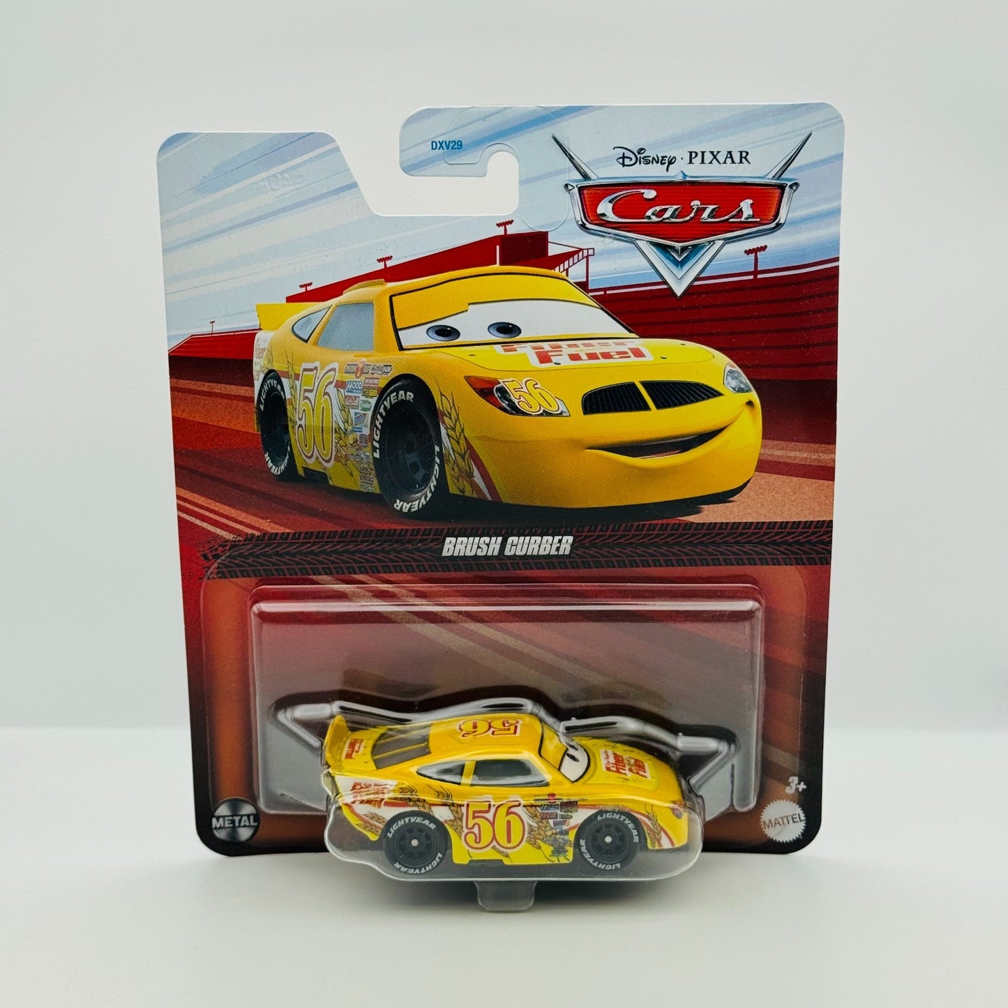 Disney Pixar Cars - FIBER FUEL BRUSH CURBER Piston Cup 2024 - 1:55 Diecast