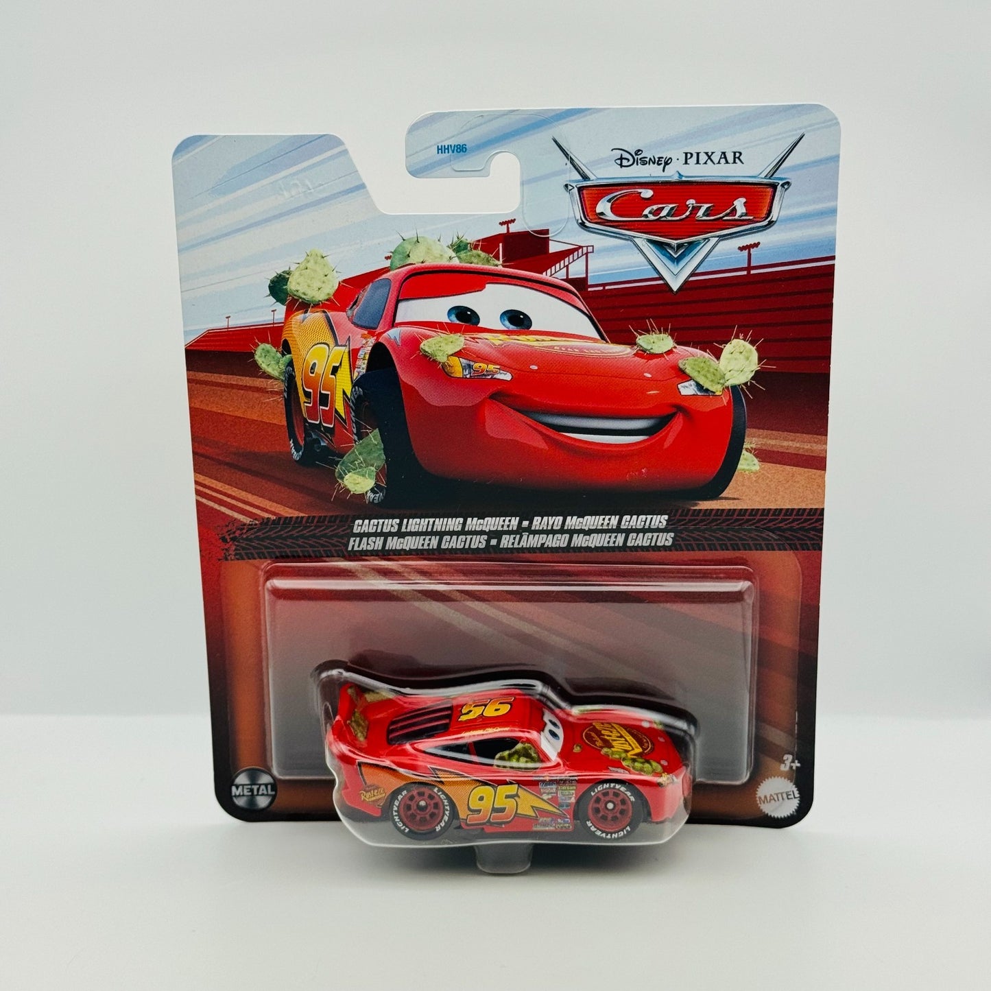 Disney Pixar Cars - CACTUS LIGHTNING MCQUEEN 2024 - 1:55 Diecast