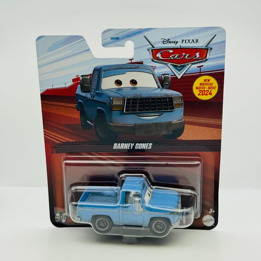 Disney Pixar Cars - BARNEY CONES On The Road 2024 - 1:55 Diecast