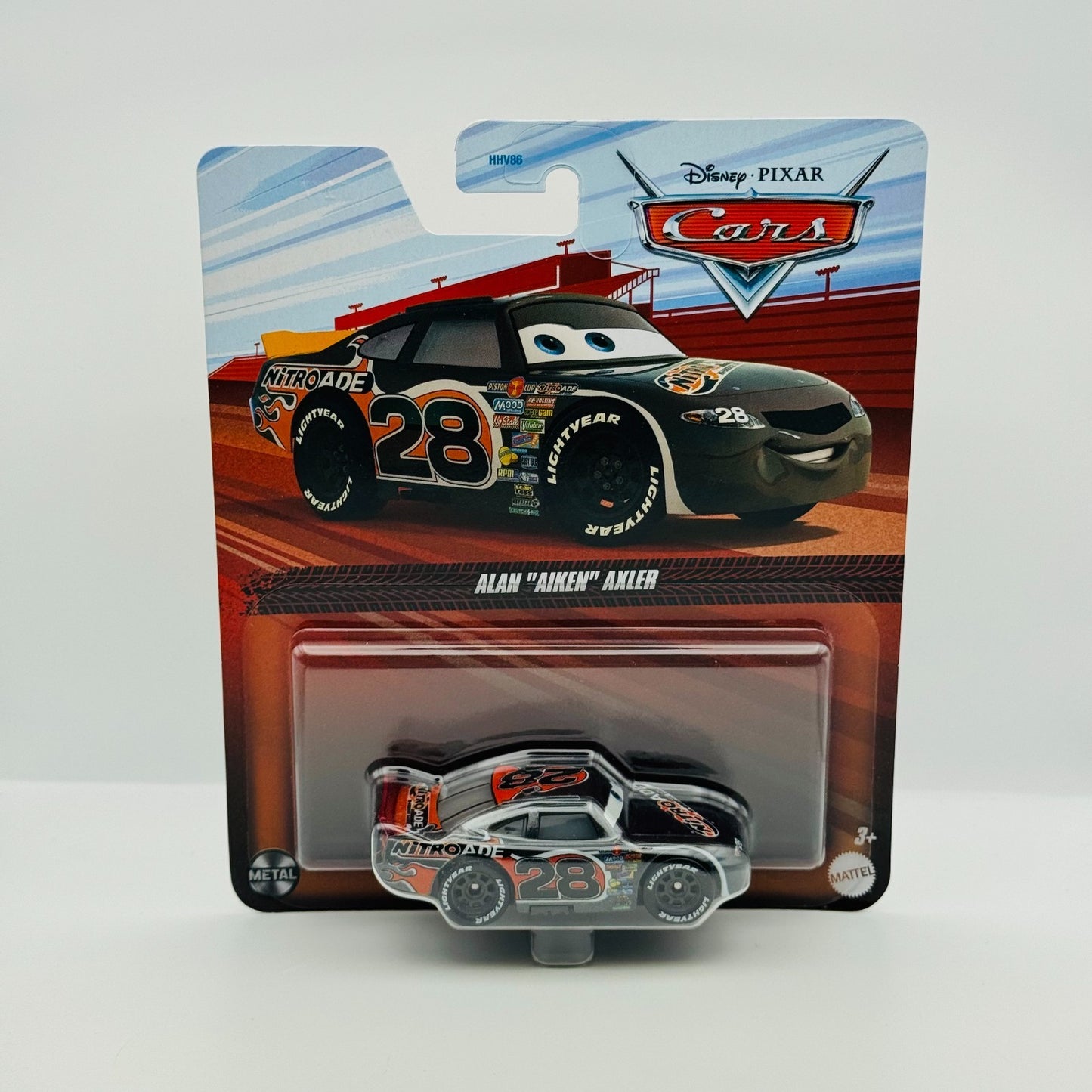Disney Pixar Cars - NITROADE AIKEN AXLER Piston Cup 2024 - 1:55 Diecast
