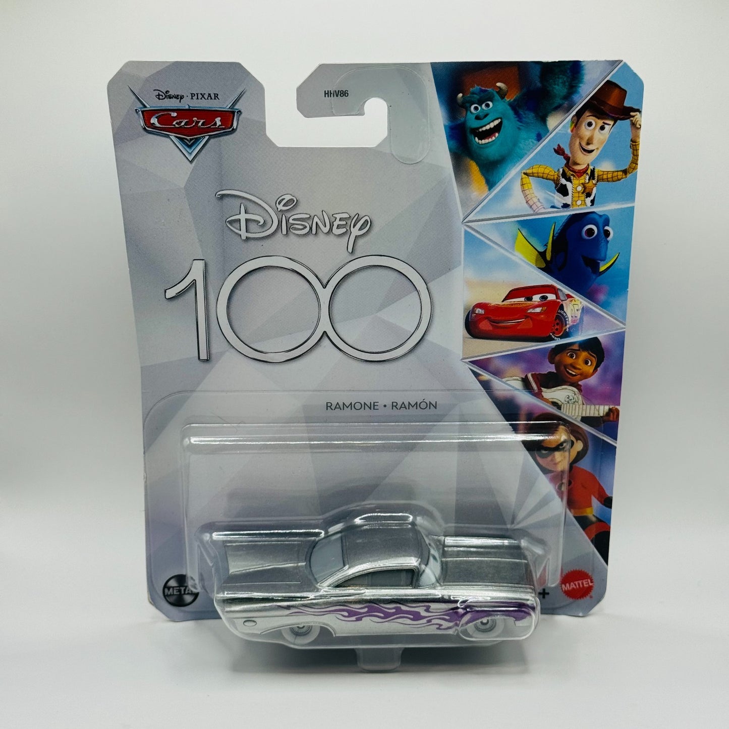Disney Pixar Cars - DISNEY 100 RAMONE SILVER METALLIC 2023 - 1:55 Diecast