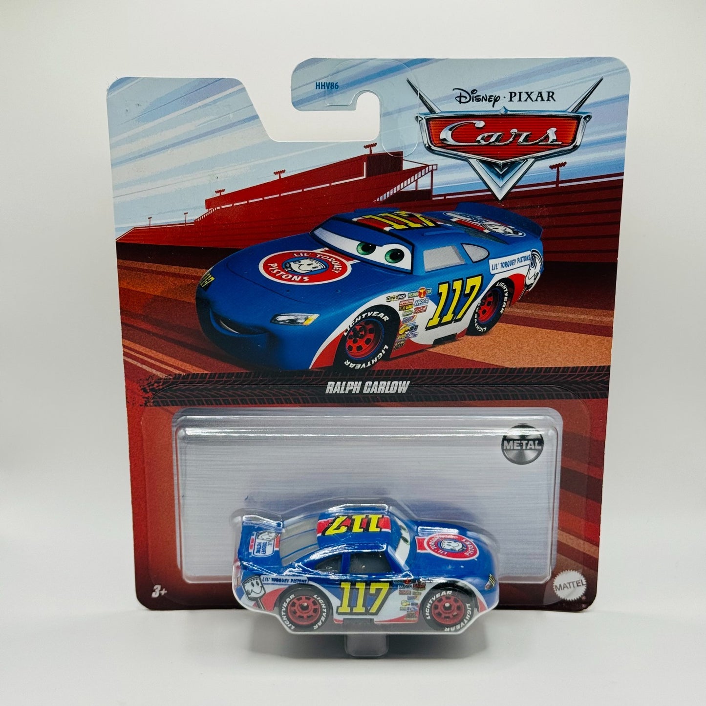 Disney Pixar Cars LIL TORQUEY PISTONS RALPH CARLOW Piston Cup 2022 1:55 Diecast