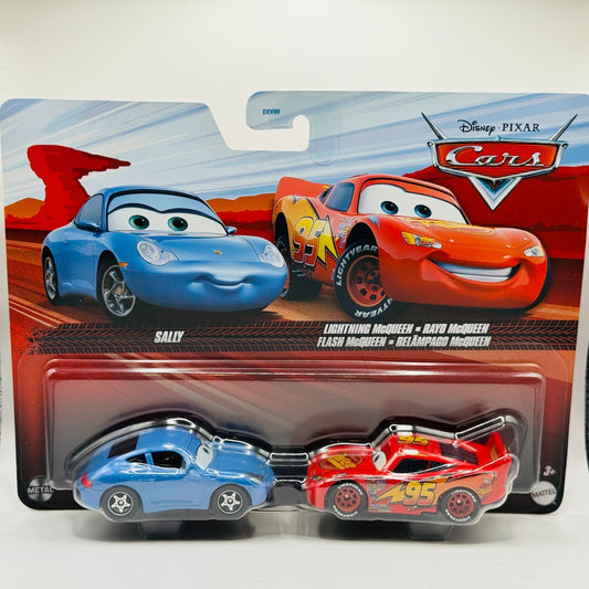 Disney Pixar Cars - SALLY & CARS 1 LIGHTNING MCQUEEN 2024 - 1:55 Diecast