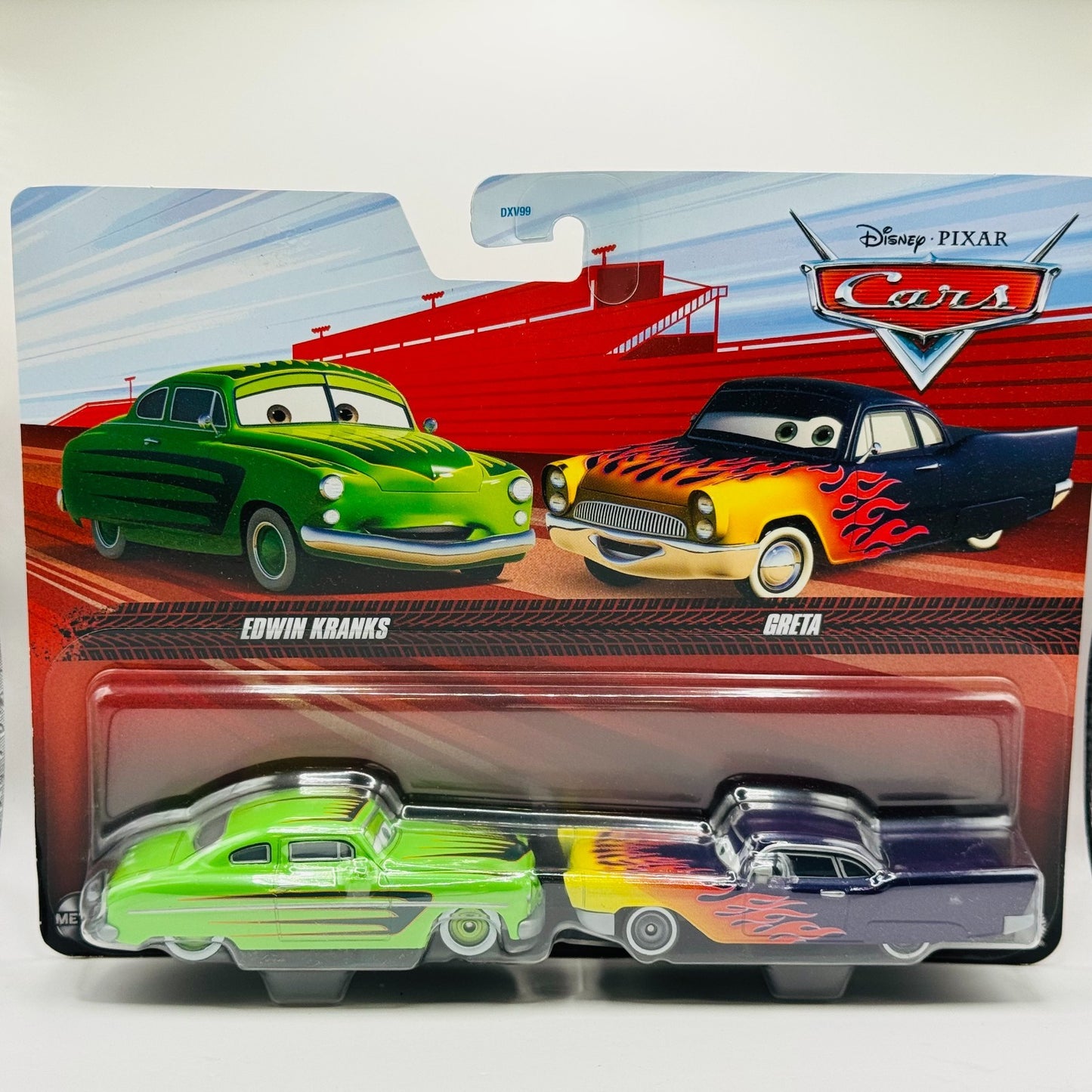 Disney Pixar Cars - EDWIN KRANKS & GRETA HEYDAY 2024 - 1:55 Diecast