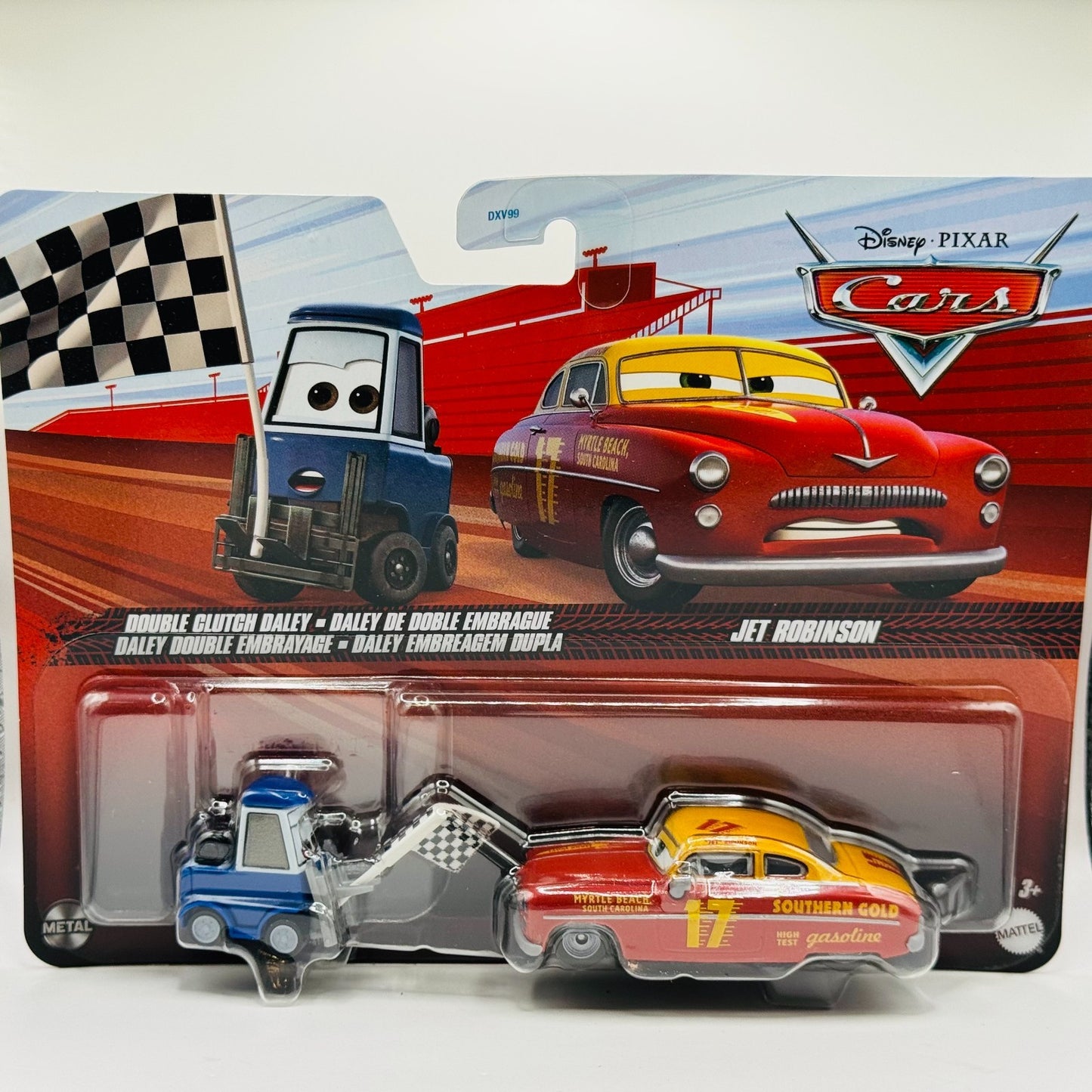 Disney Pixar Cars DOUBLE CLUTCH DALEY JET ROBINSON THOMASVILLE 2024 1:55 Diecast