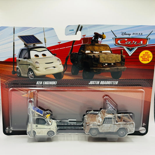 Disney Pixar Cars - KEN ENGINOKI & JUSTIN ROADRITTER 2024 - 1:55 Diecast