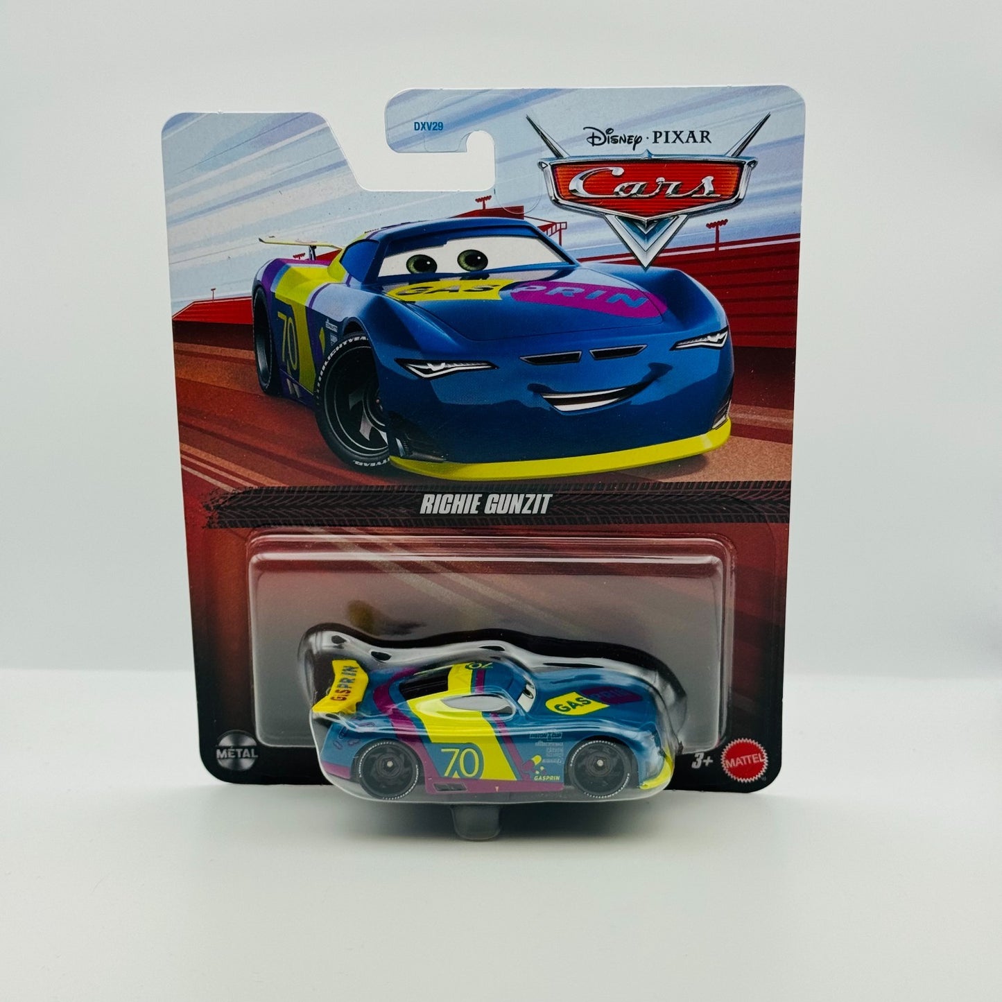 Disney Pixar Cars - GASPRIN RICHIE GUNZIT Next Gen *CHINA* 2026 - 1:55 Diecast