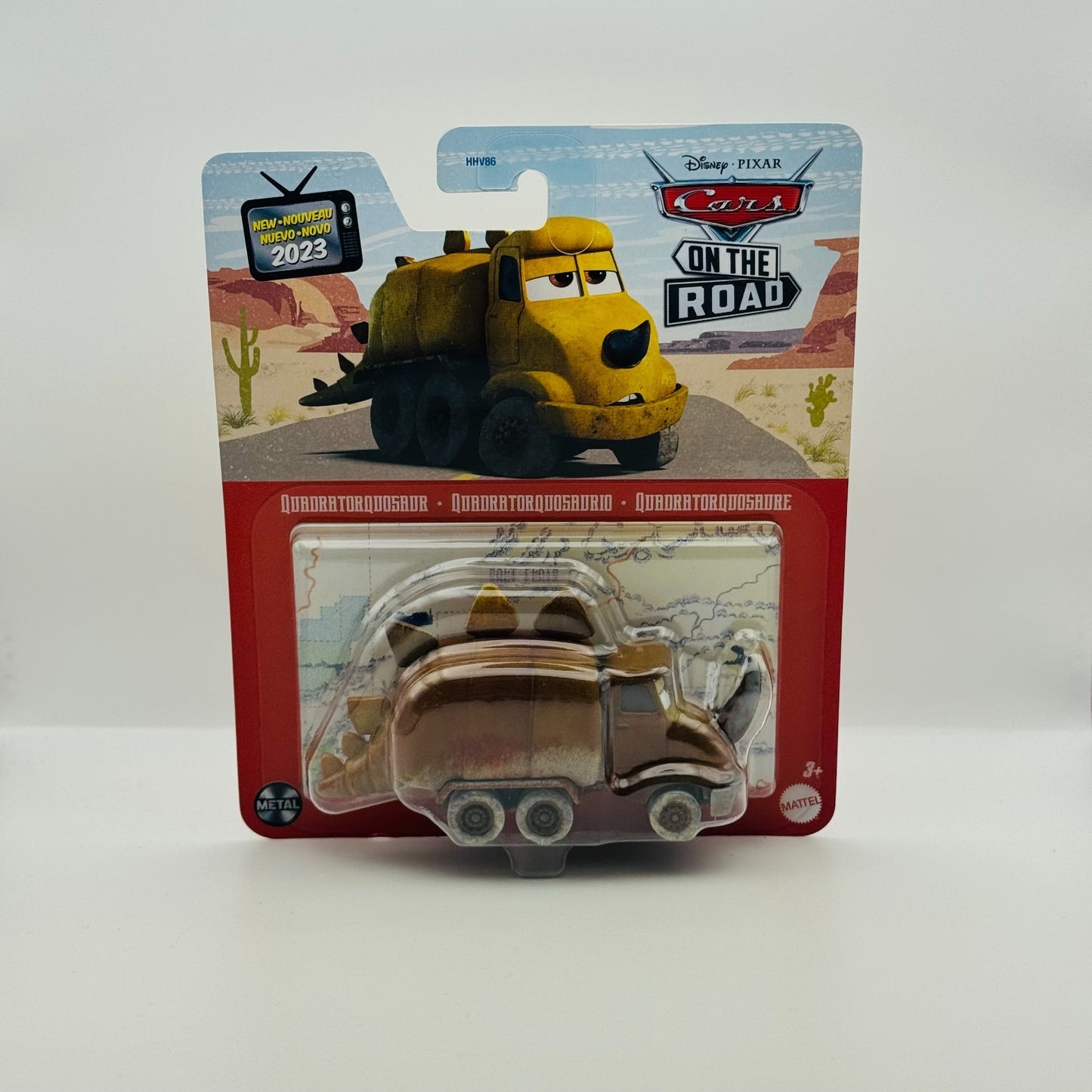 Disney Pixar Cars - QUADRATORQUOSAUR DINO On The Road 2023 - 1:55 Diecast