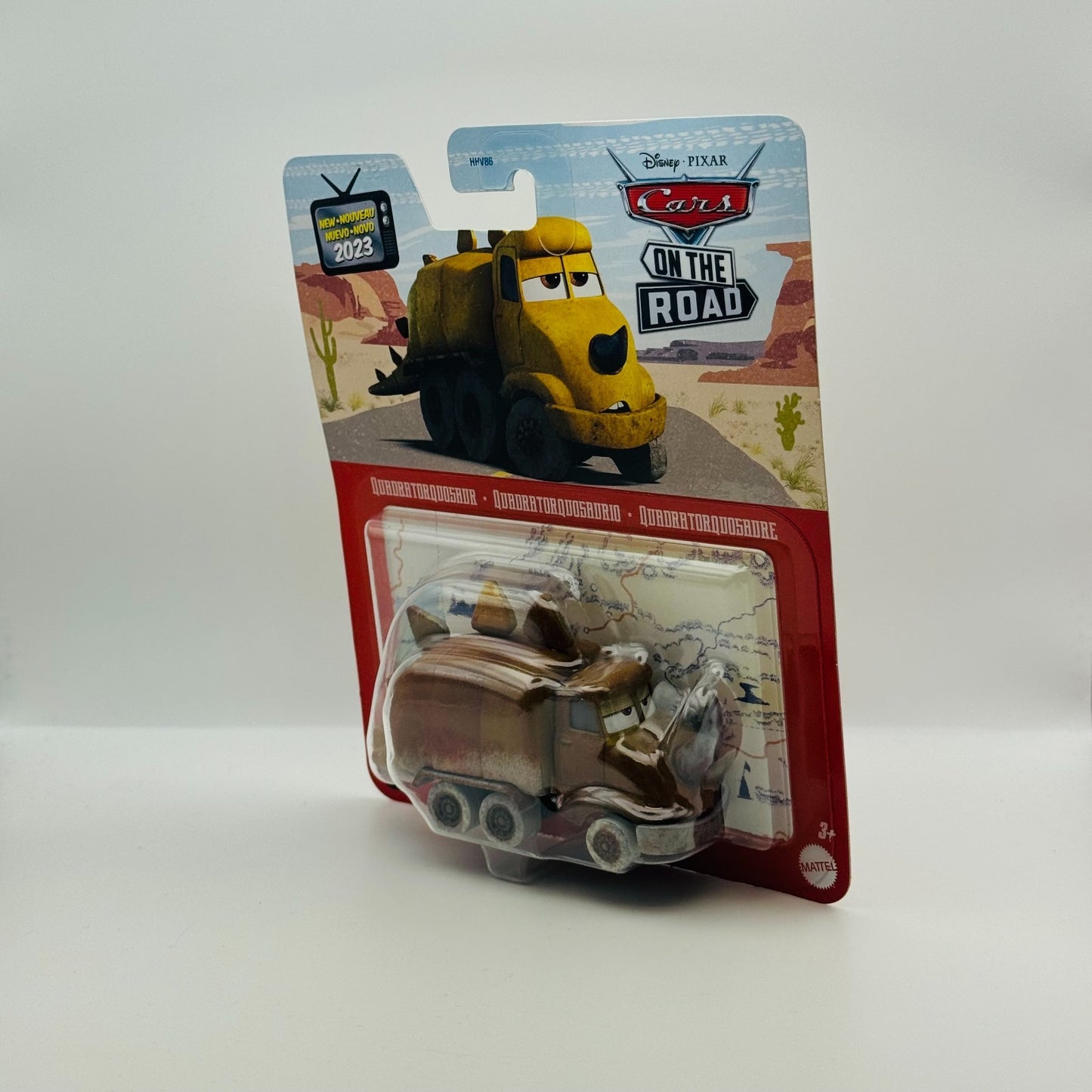 Disney Pixar Cars - QUADRATORQUOSAUR DINO On The Road 2023 - 1:55 Diecast