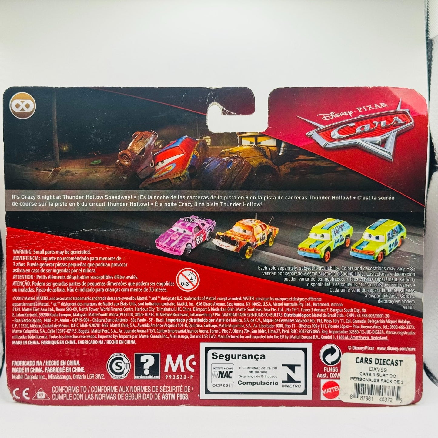 Disney Pixar Cars - TAILGATE & PUSHOVER Thunder Hollow Demo Derby - 1:55 Diecast