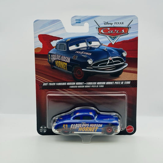 Disney Pixar Cars DIRT TRACK FABULOUS HUDSON HORNET DOC 2026 CHINA 1:55 Diecast