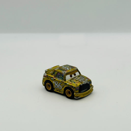 Disney Pixar Cars - Mini Racers METALLIC GOLD CHICK HICKS - Diecast *Very Used*