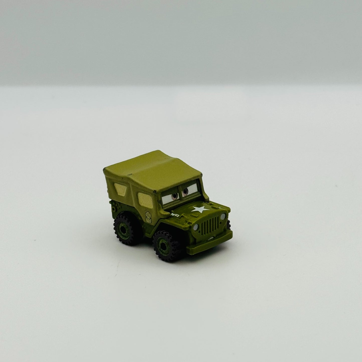 Disney Pixar Cars - Mini Racers SARGE - Diecast *Very Used*