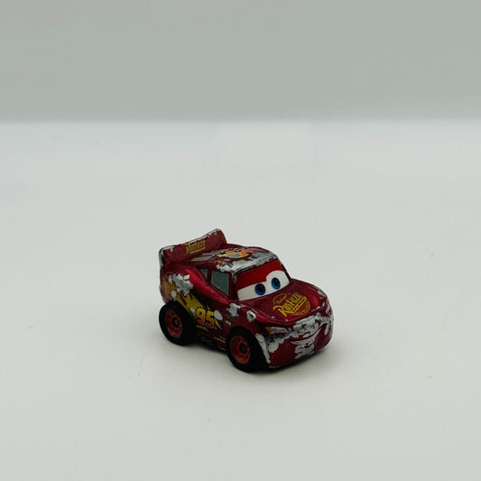 Disney Pixar Cars - Mini Racers METALLIC CARS 3 MCQUEEN - Diecast *Very Used*