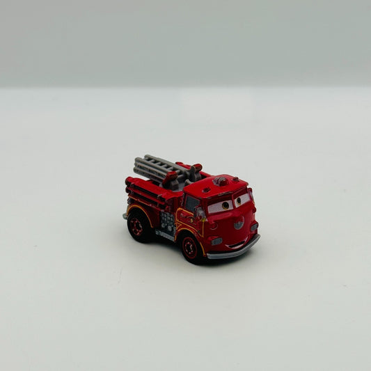 Disney Pixar Cars - Mini Racers RED FIRE TRUCK - Diecast *Very Used*