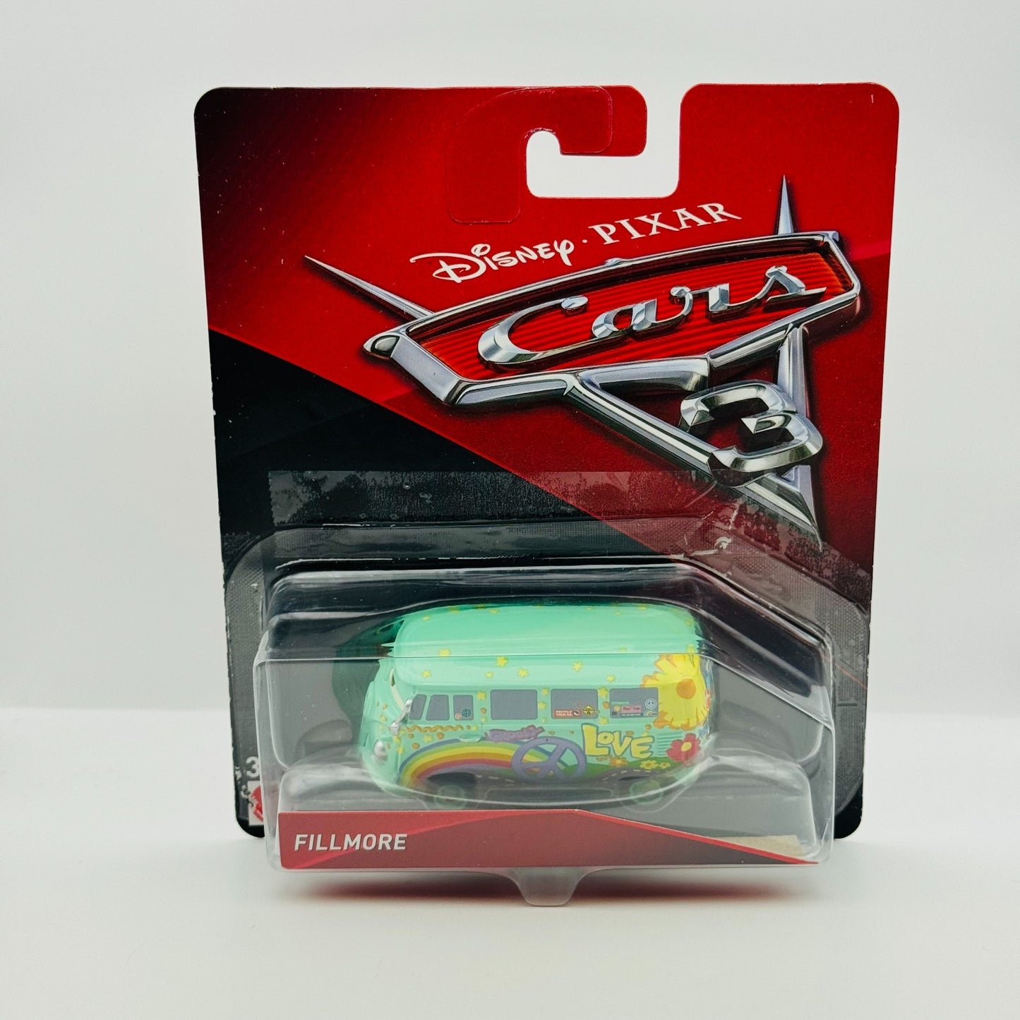 Disney Pixar Cars - FILLMORE [VW BUS] Cars 3 2017 - 1:55 Diecast  *Taped*