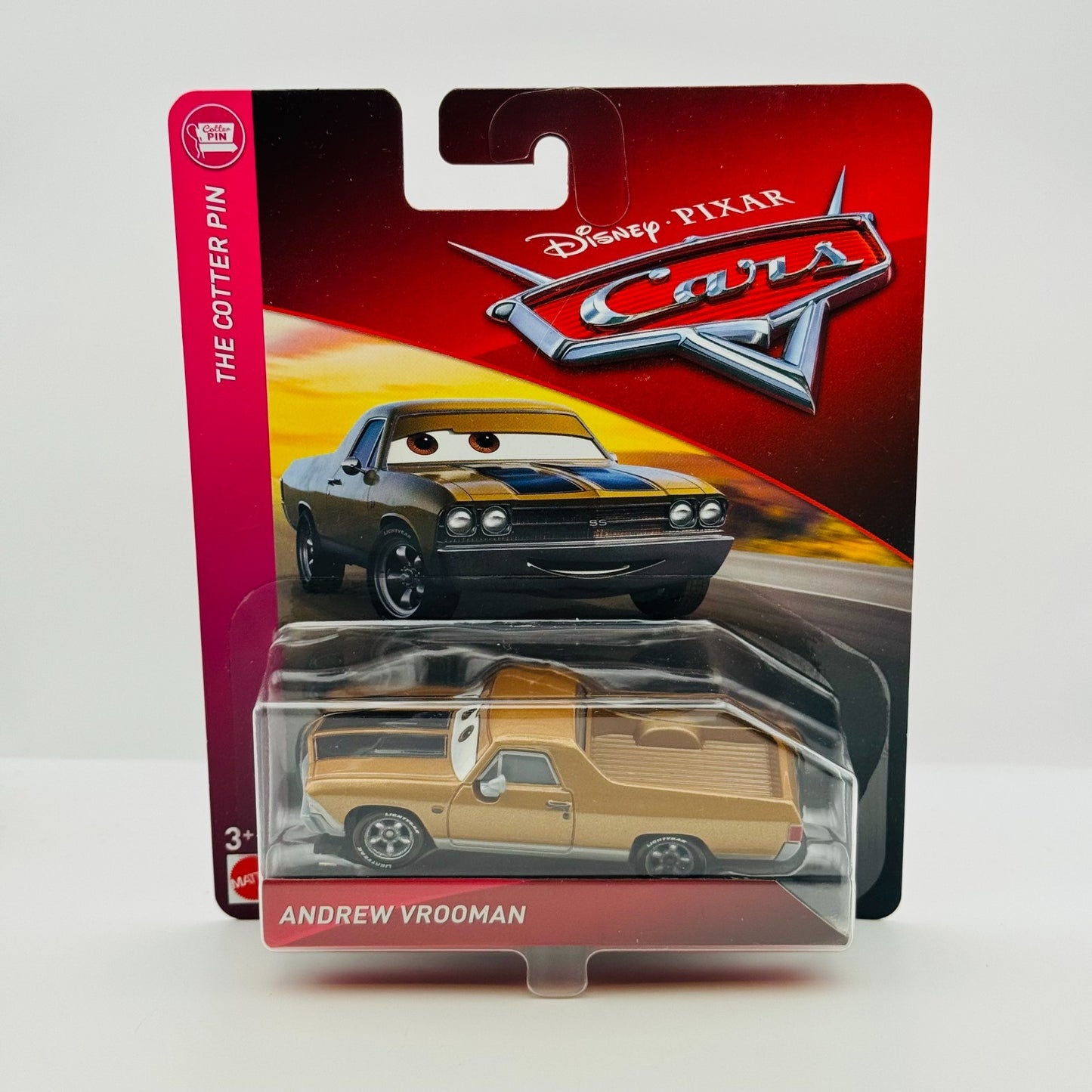 Disney Pixar Cars - ANDREW VROOMAN EL CAMINO The Cotter Pin 2018 - 1:55 Diecast