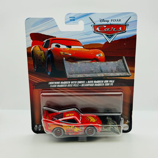 Disney Pixar Cars - LIGHTNING MCQUEEN WITH SHOVEL 2025 - 1:55 Diecast