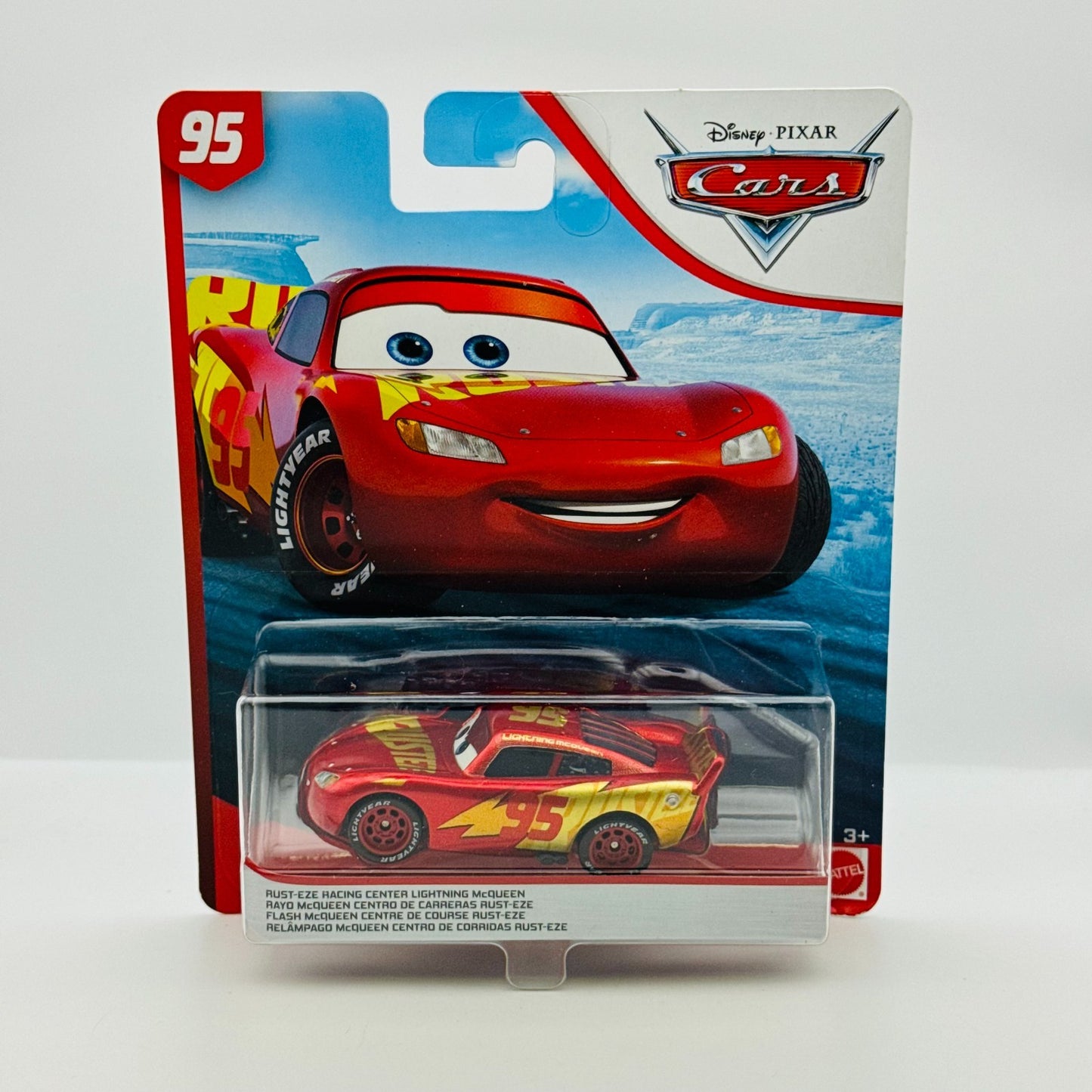 Disney Pixar Cars - RUST-EZE RACING CENTER LIGHTNING MCQUEEN 2019 - 1:55 Diecast