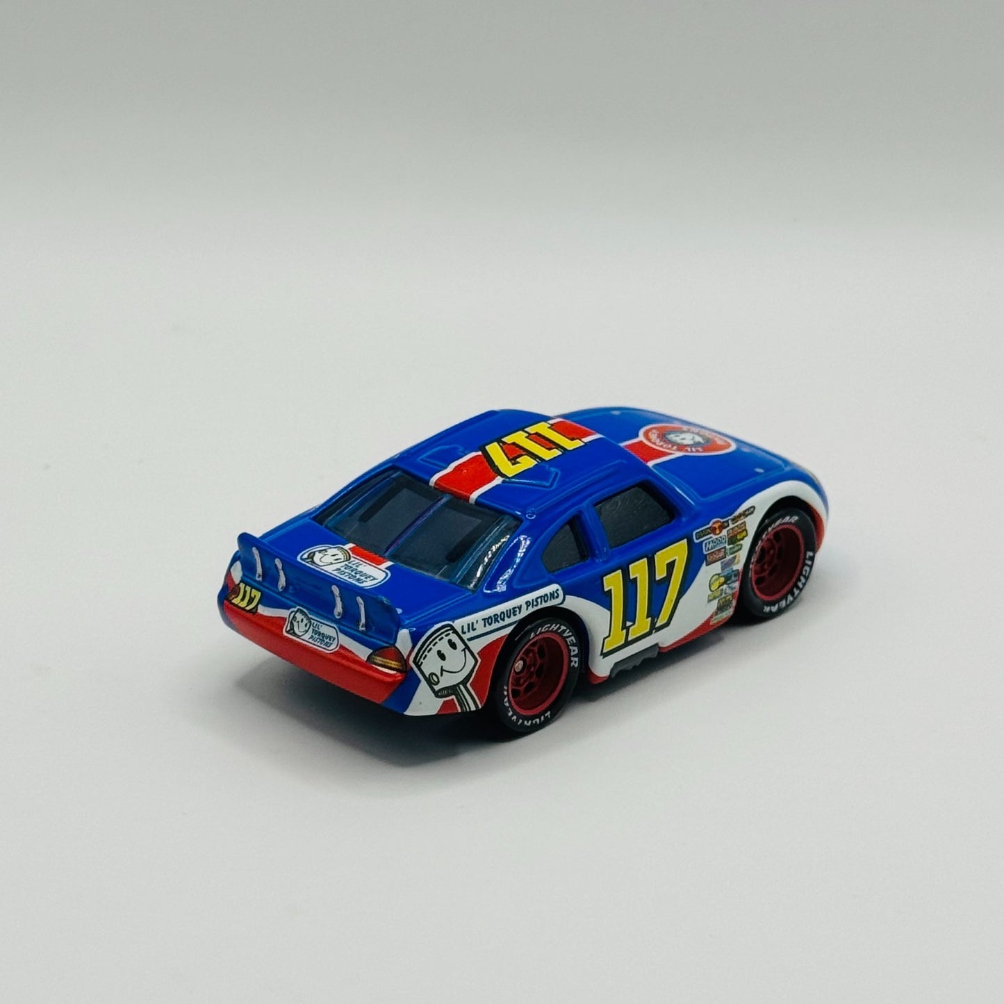 Disney Pixar Cars - LIL TORQUEY PISTONS RALPH CARLOW *Flat Eyes* - 1:55 Diecast