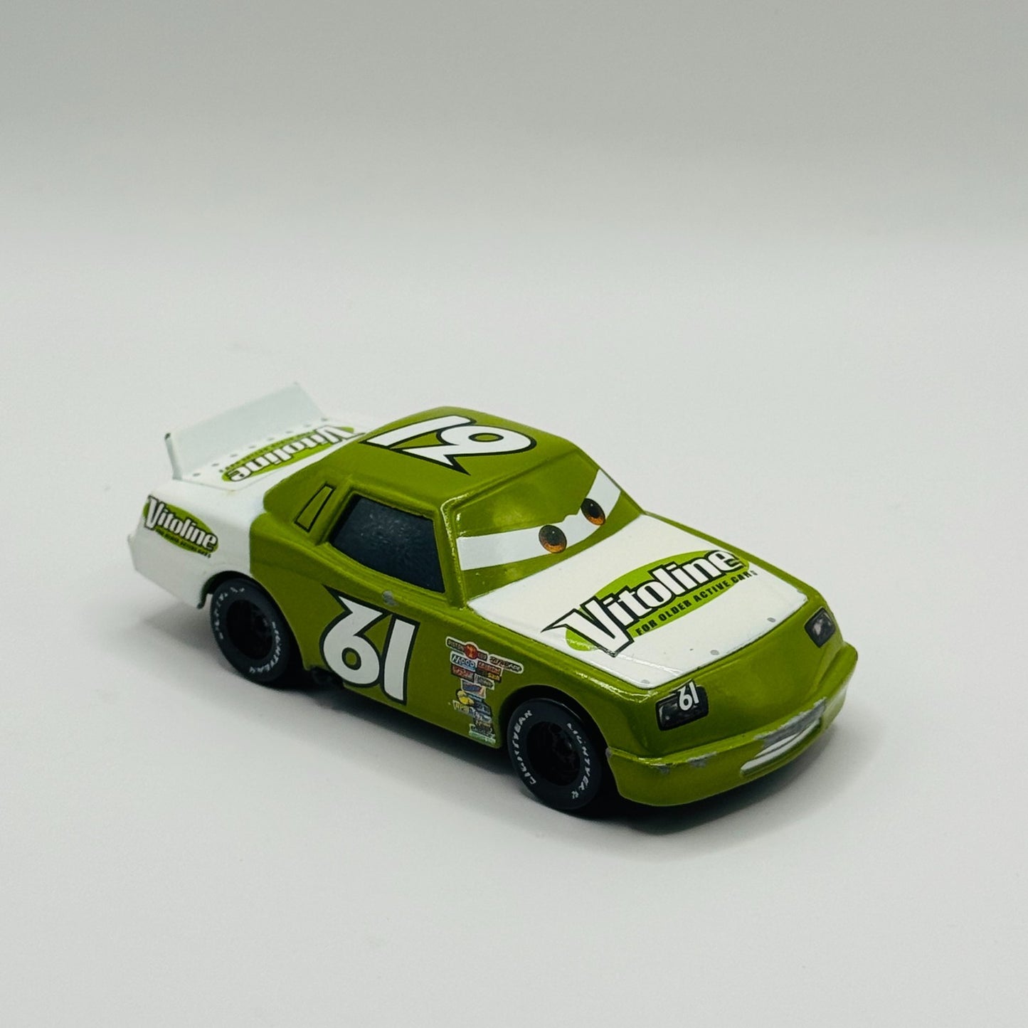 Disney Pixar Cars - VITOLINE JAMES CLEANAIR *Flat Eyes* 2016 - 1:55 Diecast