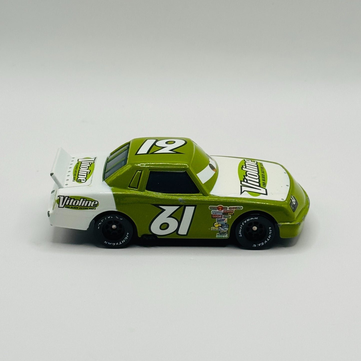 Disney Pixar Cars - VITOLINE JAMES CLEANAIR *Flat Eyes* 2016 - 1:55 Diecast